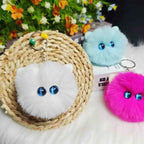 Blush Cat Ball Plush Keychain Cute Cat Bag Charm