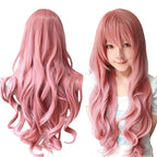 Synthetic Hair Pure White Lolita Long Cosplay Wig Curly Griffith Anime Wigs Halloween Inuyasha Costume Wig for Girl