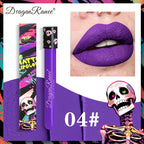 Waterproof and Easy To Color Halloween Makeup Sexy Red Vampire Liquid Lipstick Matte White Black Lip Gloss Facial Body Painting