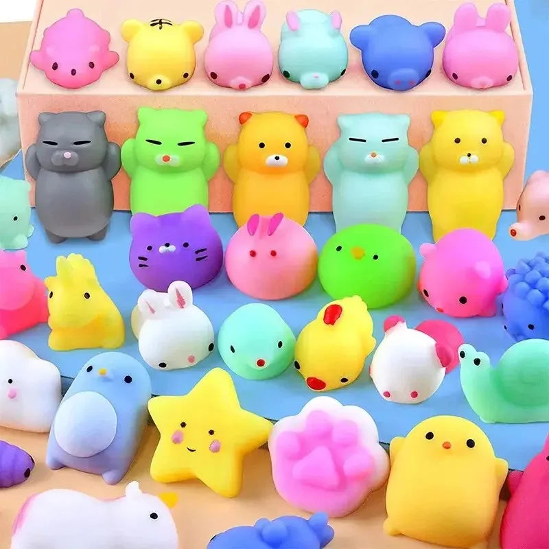 Mini Animal Squishy Toy Set – 20PCS Stress Relief Squeeze Toys
