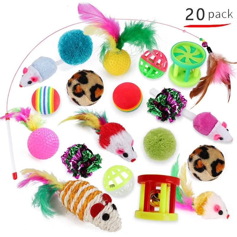 Kitten Toy Variety Pack for Interactive Indoor Cat Play Fun