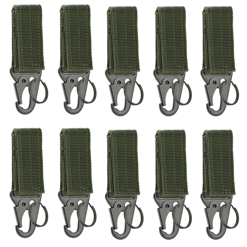 Tactical MOLLE Hanging Buckle Carabiner Clip for Outdoor Gear