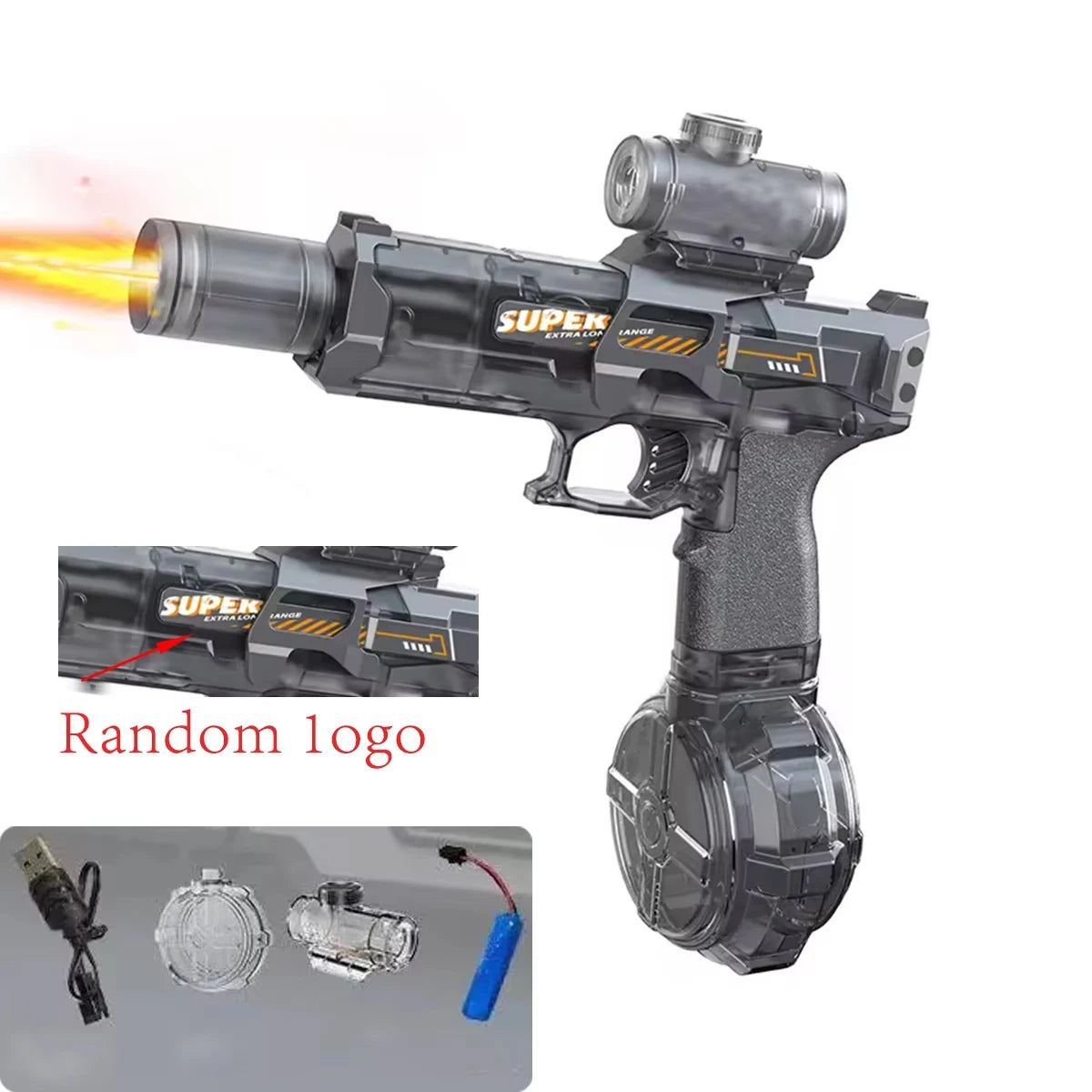 Electric Automatic Water Blaster with Rechargeable Battery