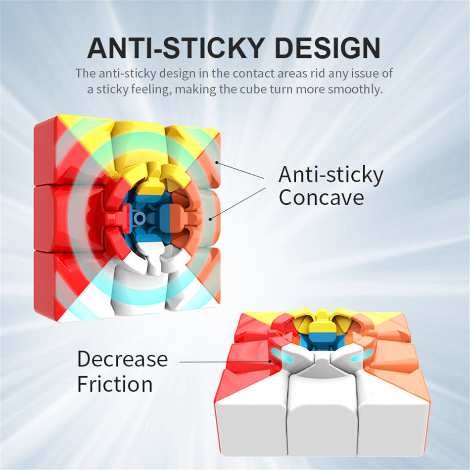 MoYu Meilong 3x3 Stickerless Speed Magic Cube Puzzle Toy