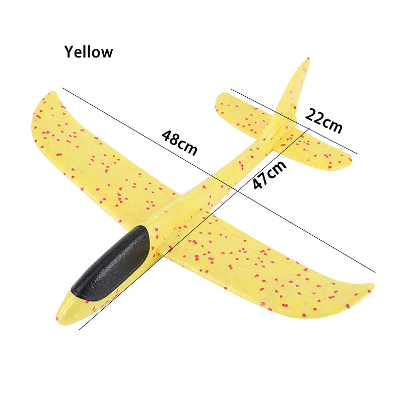 48cm EPP Foam Aircraft Toy – Hand Throwing Stunt Glider Plane