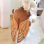 45CM Cartoon Cicada Beetle Plush Backpack Soft Stuffed Toy