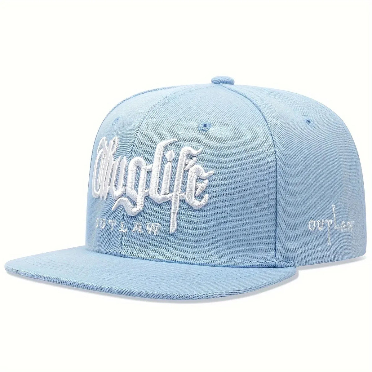 Thug Life Embroidery Snapback Baseball Cap for Streetwear Style