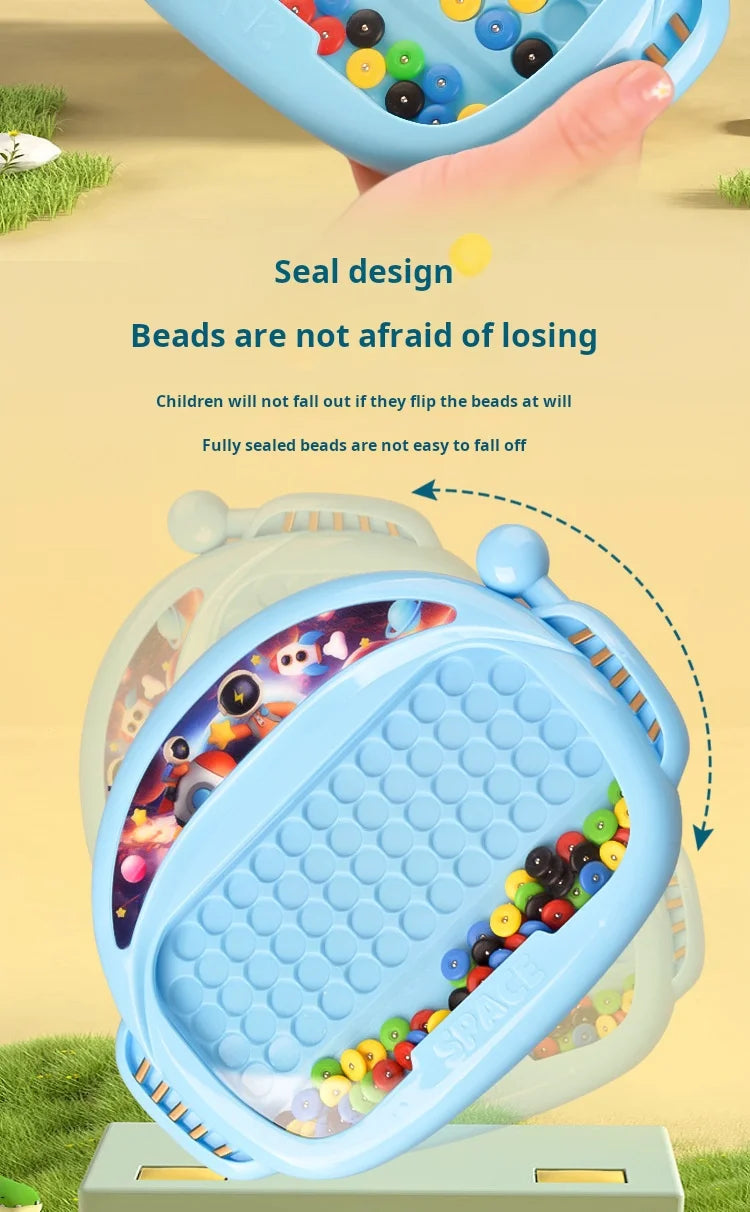 Magnetic Beads Doodle Board with Pen for Creative Learning and Drawing