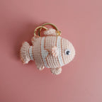 Ocean Animal Crochet Keychain Tropical Fish Bag Charm
