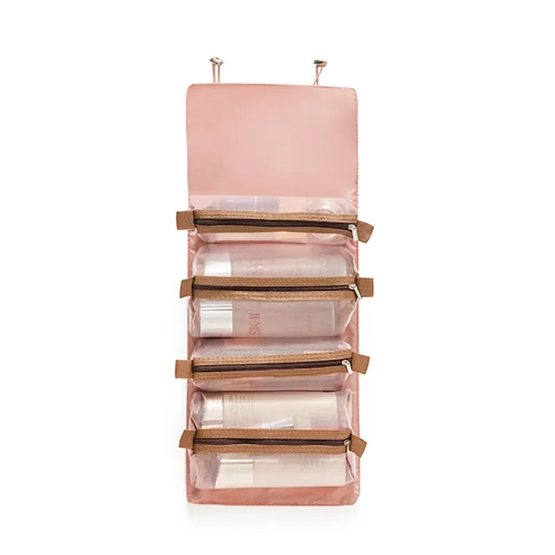 4-in-1 Detachable Large Capacity Travel Makeup Organizer