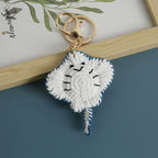 Cute Crochet Stingray Keychain Marine Fish Bag Charm