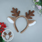 Cute Plush Deer Antler Headband for Women