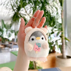 Cute Penguin Plush Keychain Bag Charm for Girls and Kids Gift