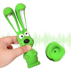 Pet Supplies Latex Pet Toys Collection Grinding Teeth Cleaning Bite Interactive Dog Toys Naughty Rabbit Dog Latex Chew to