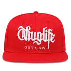 Thug Life Embroidery Snapback Baseball Cap for Streetwear Style