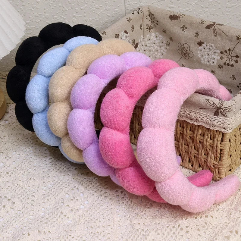 Fashion Sponge Spa Headband for Face Washing & Skincare