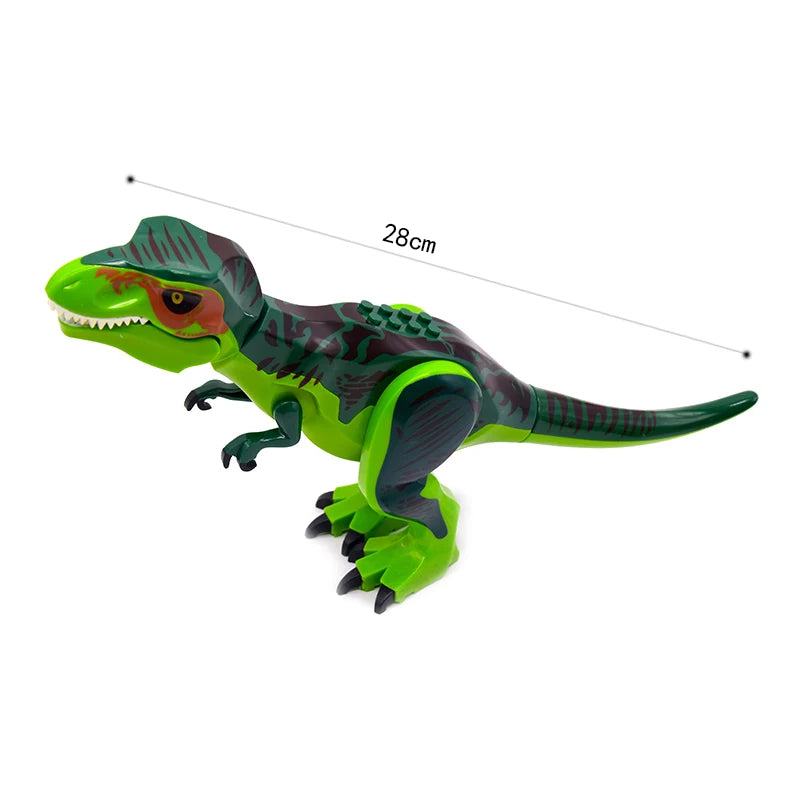 Jurassic Raptor Building Blocks Mini Dinosaur Construction Toy Set