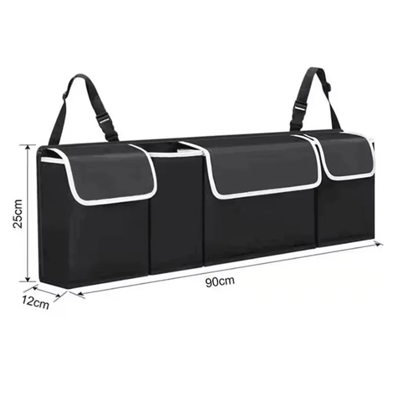 Car Trunk Organizer Backseat Storage Bag High Capacity Multi-use Oxford Car Seat Back Organizers Automobile Interior