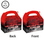 Horror Movie Stranger Theme Birthday Party Decoration Tableware Tablecloth Cup Plate Napkin Baby Shower Party Favors Supplies