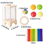Montessori Wooden Stick Board Game Parent Child Educational Toy