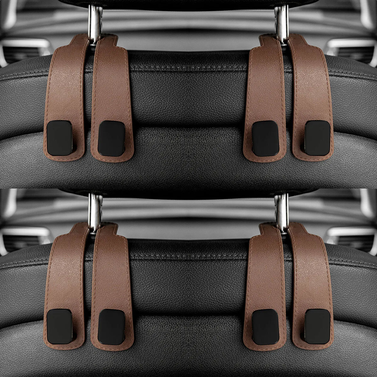 Car Headrest Hooks Hanger for Bags Seat Back Organizer Holder Clips Auto Fastener Hooks Car St
