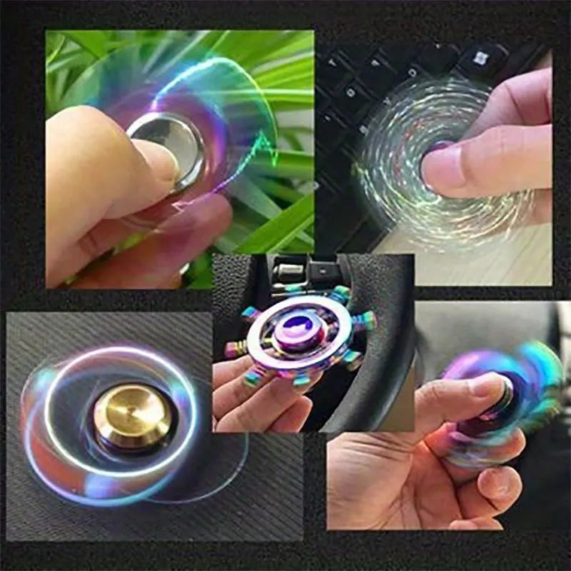 Colorful Metal Fidget Spinner – Stress Relief Toy
