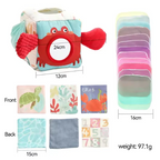 Montessori Cloth Tissue Box Sensory Activity Toy for Babies