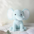 25cm/9.84in Soft Elephant Plush Stuffed Animal - Cute Fluffy Colorful Plush Toy (Multiple Colors: Pink/Blue/Purple/Rainbow) - Id