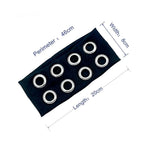 Punk Wide Elastic Eyelet Headband for Women