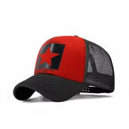 Breathable Mesh Snapback Baseball Cap for Casual Outdoor Style