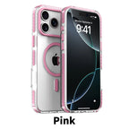 Luxury Magnetic Colorful Border Case for iPhone 18 17 16 15 14 Plus 13 12 Pro Max For Magsafe Wireless Charge Shockproof Cover