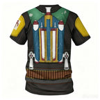 Darth Vader Character Costume 3D Printed Men's Women's Matching T-shirt Summer New Style Fashionable Streetwear Parents Children