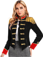 Women Circus Ringmaster Costume – Showman Tailcoat Jacket Outfit