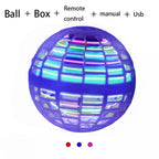 Flying Ball Children's Hand Controlled Color LED Cosmic Globe 360 ° Rotating Suspension Ball Suitable for Indoor and Outdoor Toy