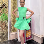 Latin Dance Fringe Dress Customized Tango ChaCha Samba Performance Costumes for Adult and Children's Latin Competition Clothing