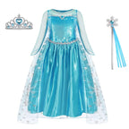 Girls Princess Costume Dress – Disney Inspired Cinderella, Snow White & Rapunzel