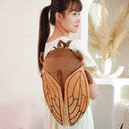 45CM Cartoon Cicada Beetle Plush Backpack Soft Stuffed Toy