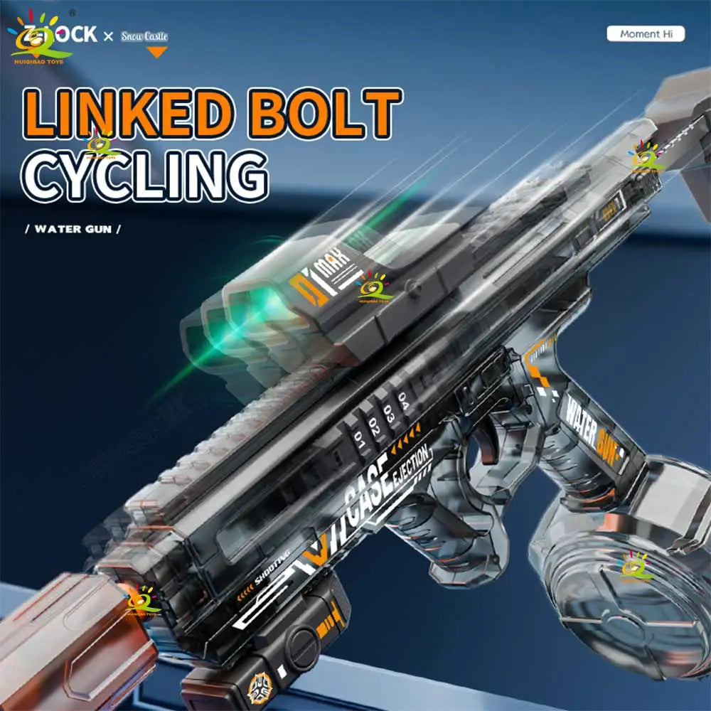 HUIQIBAO Electric Water Gun High-Speed Outdoor Water Blaster