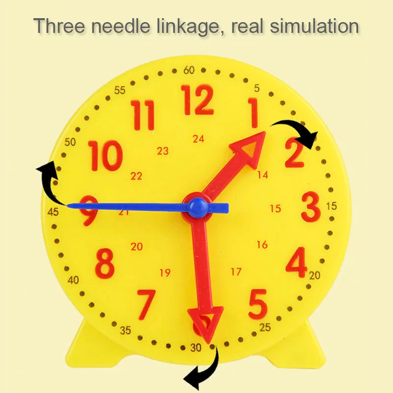 Montessori Learning Clock Educational Puzzle Toy for Preschool Kids