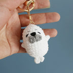 Ocean Animal Crochet Keychain Tropical Fish Bag Charm