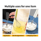 Wireless Electric Food Mixer with 3-Speed Portable Hand Mixer