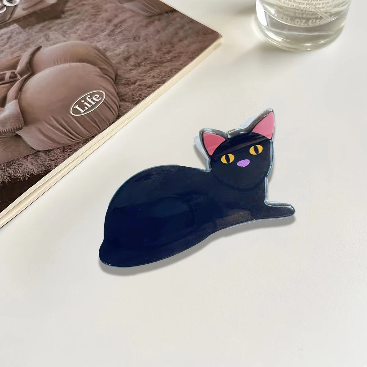 1/2/3/5pcs cat hairpin lady cute little hairpin short long hair hairpin for daughter lover girl school partner