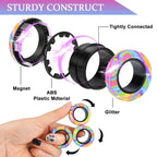 Magnetic Fidget Rings 3PCS – Sensory Spinner Stress Relief Toy