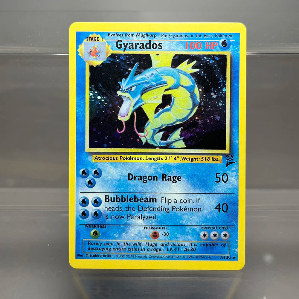 PKM Cards 1st Edition Charizard Blastoise Dragonite 1996 Base Set Single Foil Cards Game Collection Cards PTCG Proxy Cards