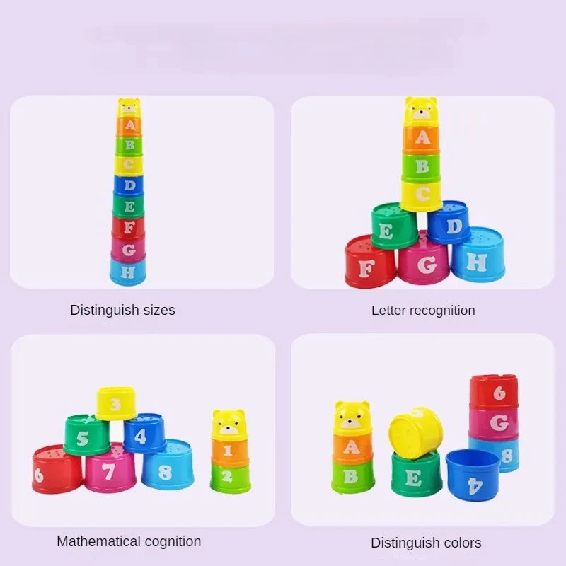 Kid Brain Response Speed Stacking Cup Game