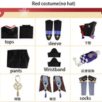 Scaramouche Cosplay Costume Balladeer Full Set Scaramouche Outfits for Comic Con