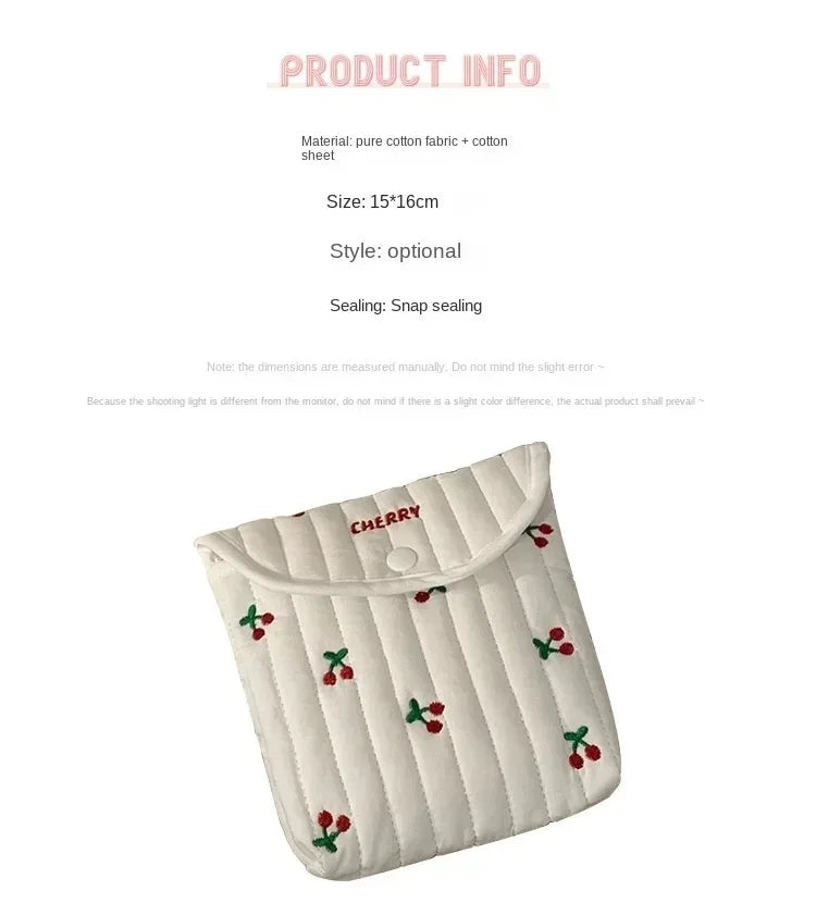 Portable Sanitary Pad & Feminine Essentials Storage Bag