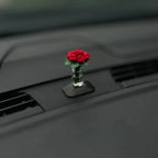 Dainty Roses Car Center Console Window Ornament, mini Cute Car Accessories, Ladies Car Personality Beautiful Interior Ornaments