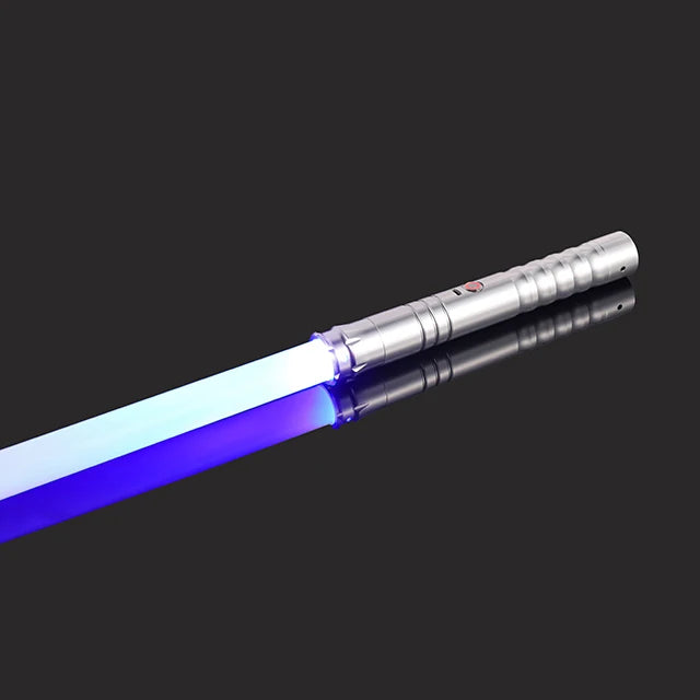 RGB Metal Lightsaber Rechargeable LED Cosplay Light Sword with Sound Effects