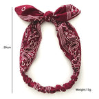 Boho Cross Knot Elastic Headband for Women